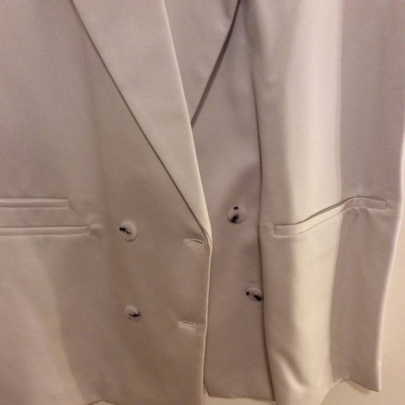 Zara Poly Oversized Sleeveless Blazer - Picture 7 of 10